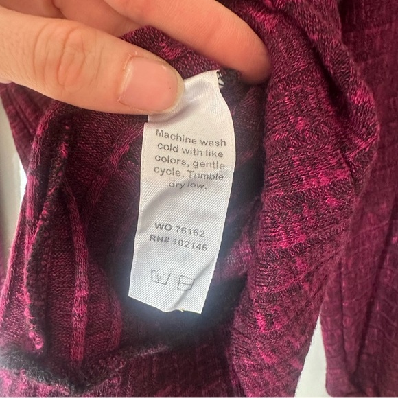 Michael Stars Polly Square Neck Knit Top Fichsia Size XS - Picture 7 of 11